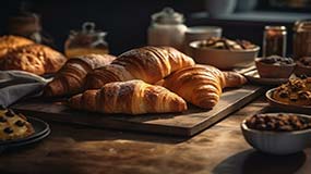 Pastelería Obrador, croissant.