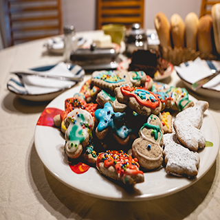 Galletas decoradas de la pastelería obrador