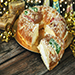 Pastelería francesa obrador, roscon de reyes.